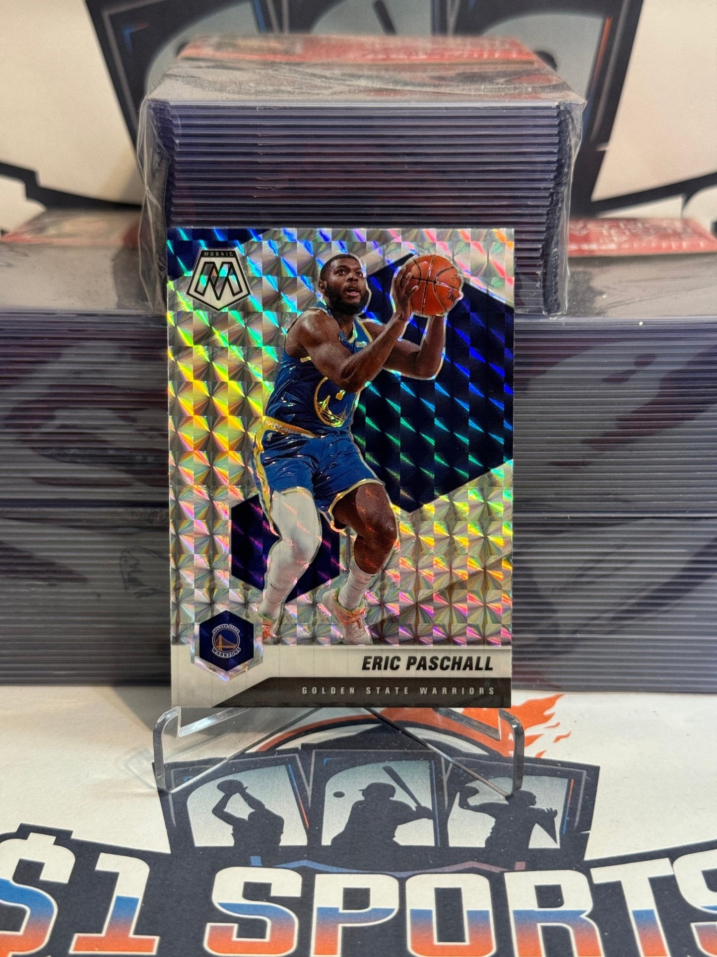 2020 Panini Mosaic (Mosaic Prizm) Eric Paschall #149