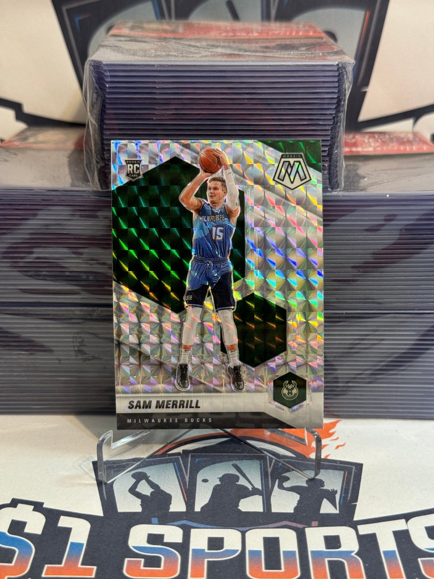 2020 Panini Mosaic (Mosaic Prizm) Sam Merrill #240