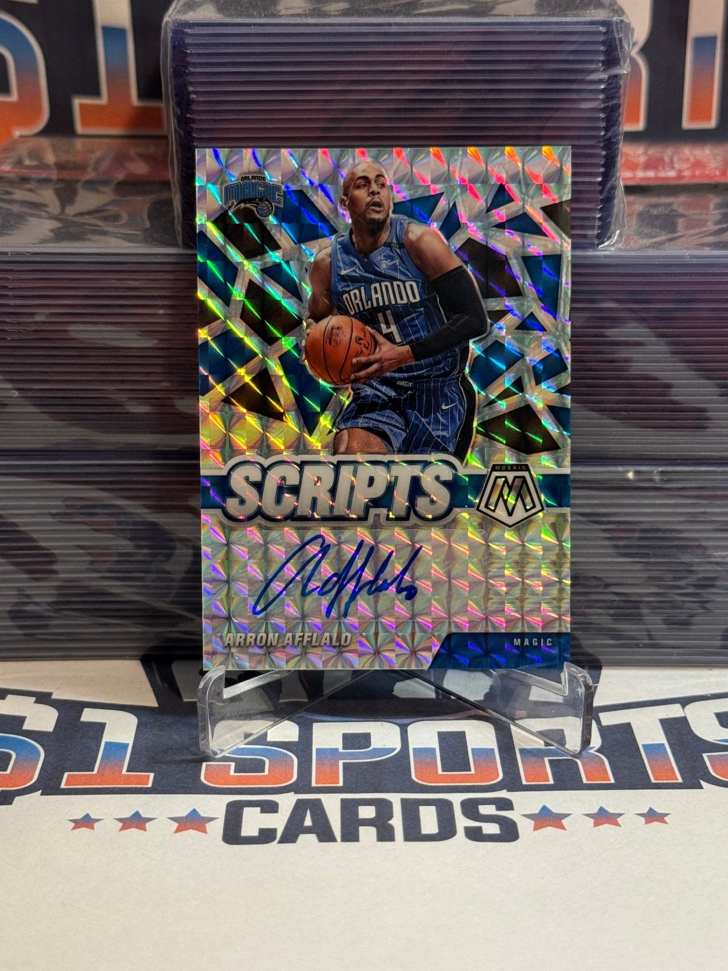 2020 Panini Mosaic (Mosaic Prizm, Scripts Auto) Arron Afflalo SC - AAF