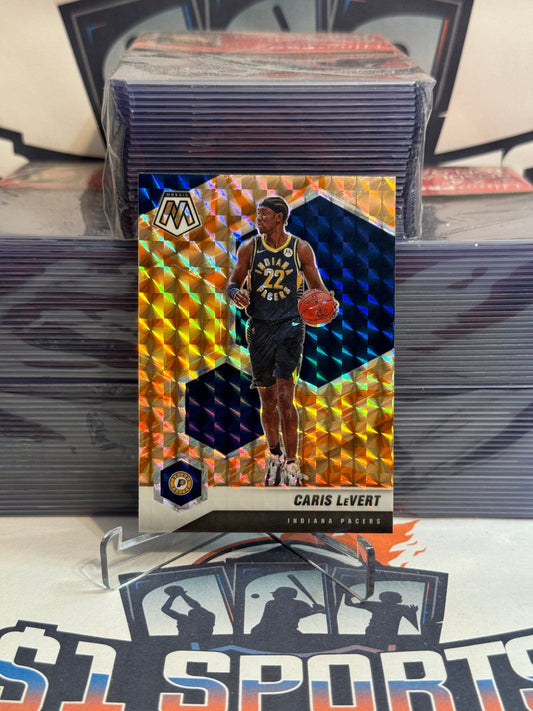 2020 Panini Mosaic (Orange Reactive Prizm) Caris LeVert #95