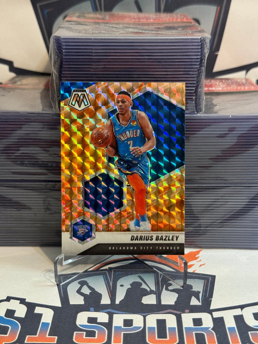 2020 Panini Mosaic (Orange Reactive Prizm) Darius Bazley #188