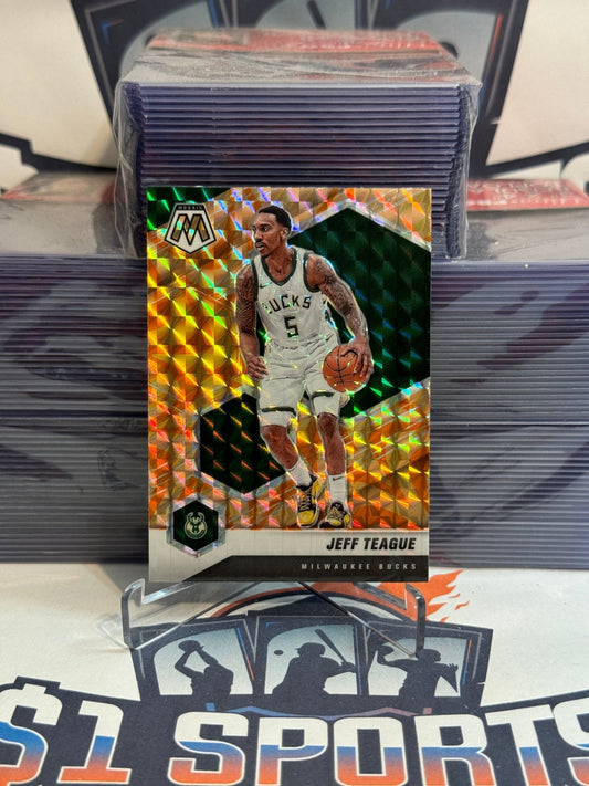 2020 Panini Mosaic (Orange Reactive Prizm) Jeff Teague #51