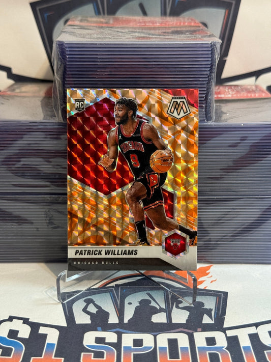 2020 Panini Mosaic (Orange Reactive Prizm) Patrick Williams Rookie #206