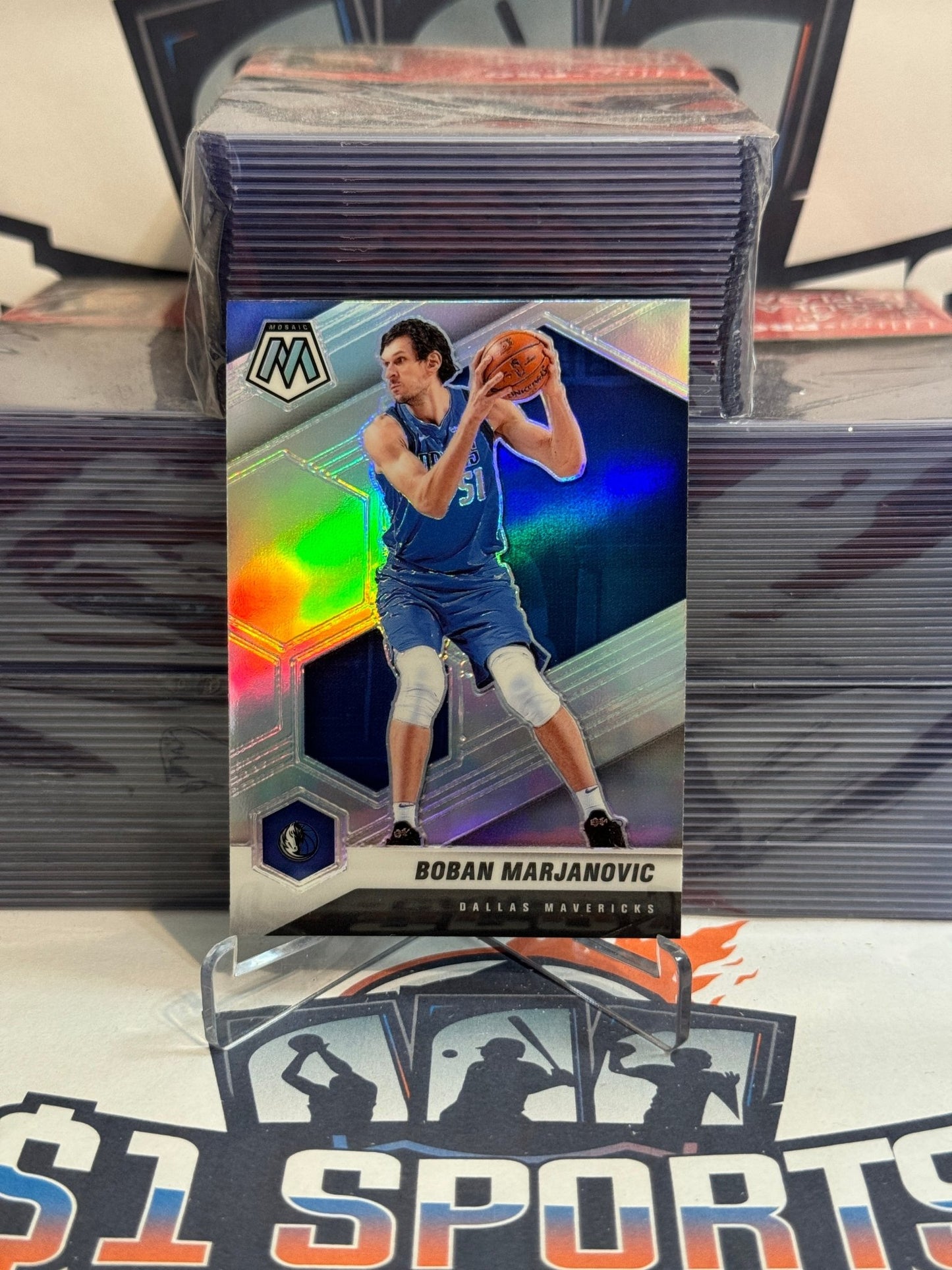 2020 Panini Mosaic (Silver Prizm) Boban Marjanovic #127