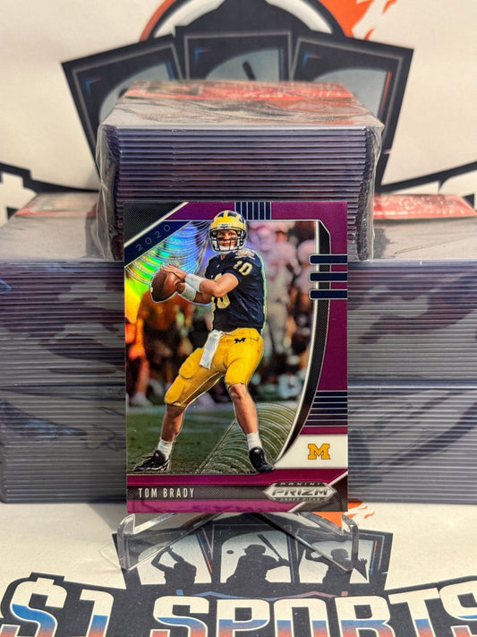 2020 Panini Prizm Draft Picks (Purple Prizm) Tom Brady #97