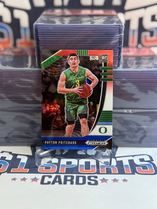 2020 Panini Prizm Draft Picks (Red White Blue Prizm) Payton Pritchard Rookie #76