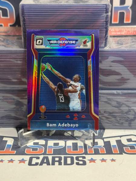 2020 Panini Prizm (Purple Prizm, Air Defense) Bam Adebayo 2