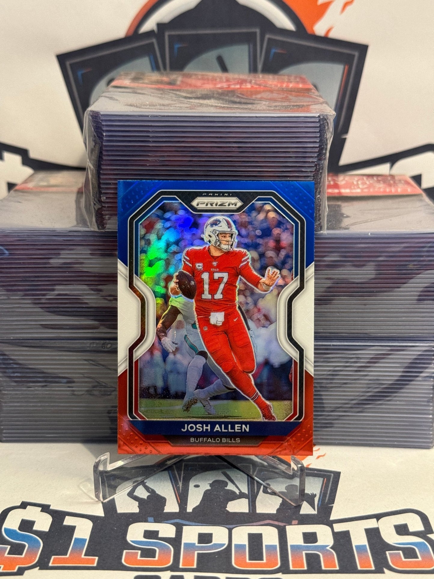 2020 Panini Prizm (Red White Blue Prizm) Josh Allen #1