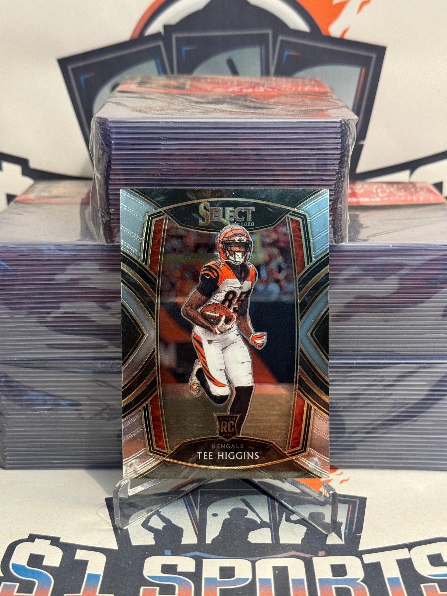 2020 Panini Select (Club Level) Tee Higgins Rookie #260