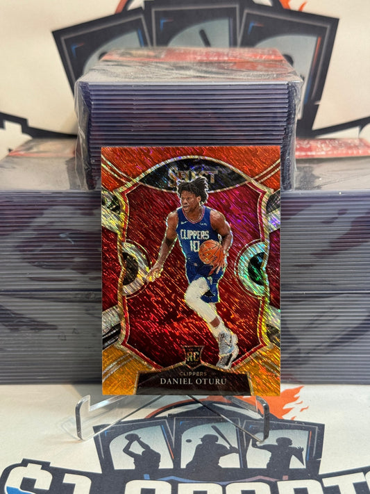 2020 Panini Select (Red White Orange Shimmer Prizm) Daniel Oturu Rookie #93