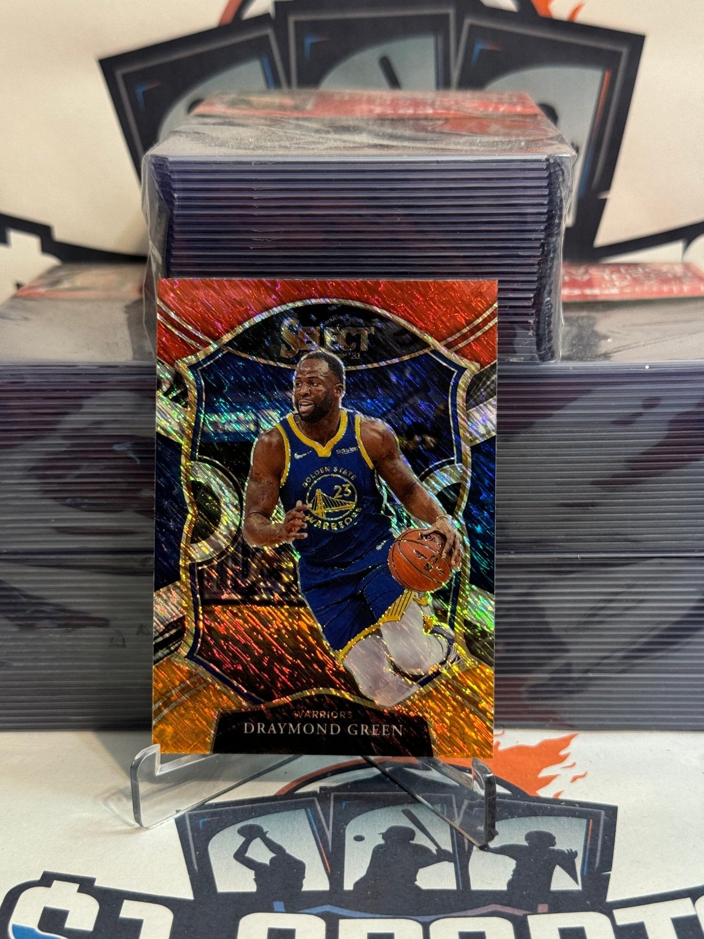 2020 Panini Select (Red White Orange Shimmer Prizm) Draymond Green #44