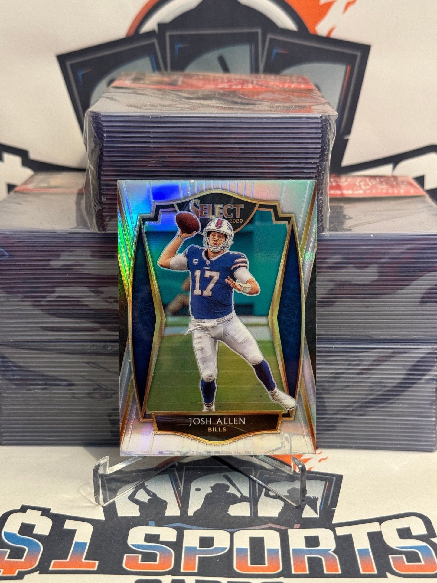 2020 Panini Select (Silver Prizm, Premier Level) Josh Allen #121
