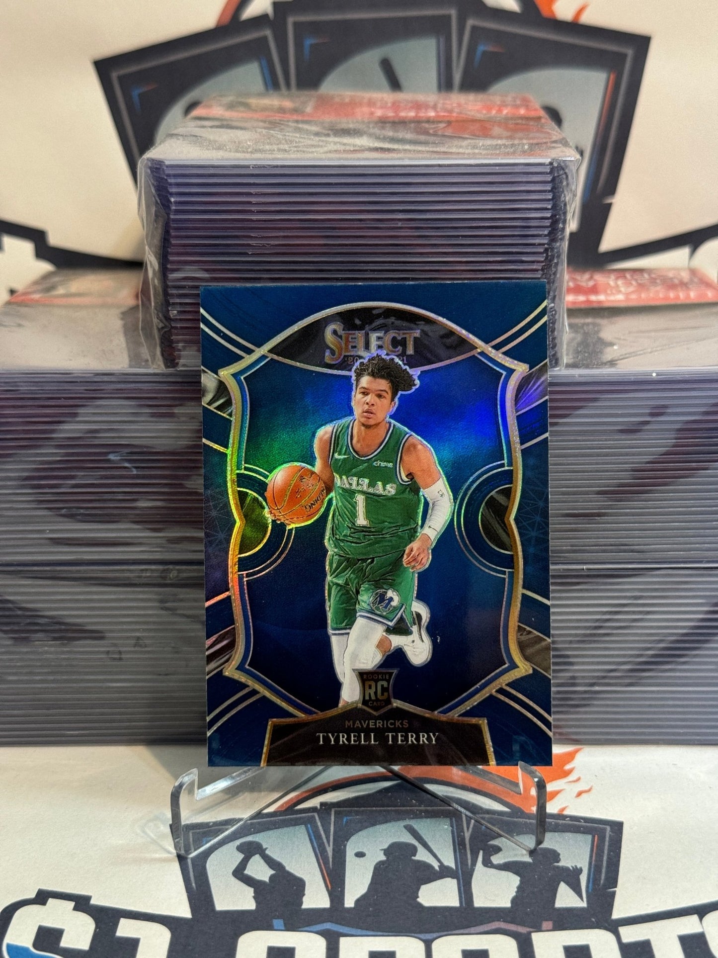 2020 Panini Select (Silver Prizm) Tyrell Terry Rookie #91