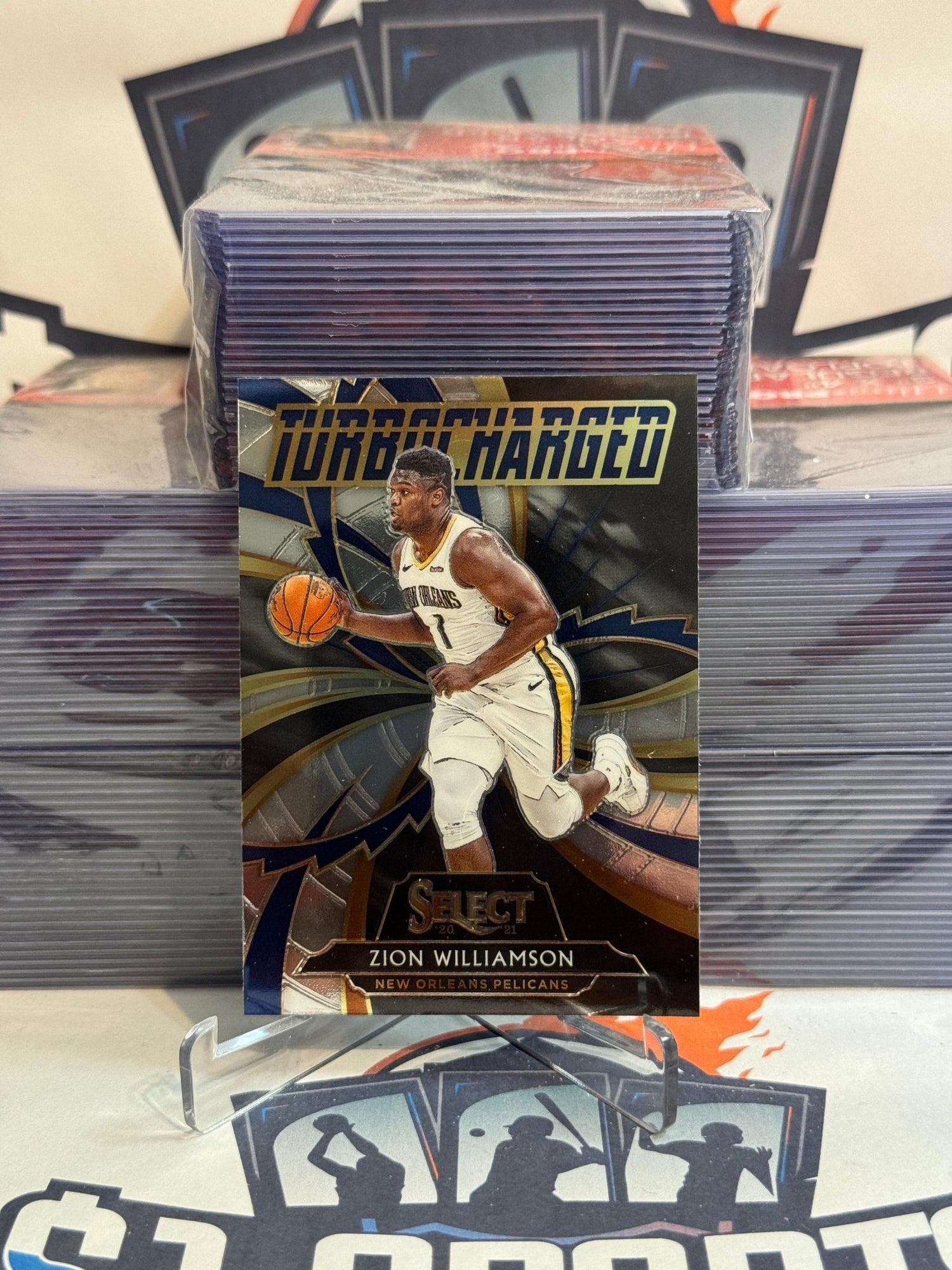 2020 Panini Select (Turbocharged) Zion Williamson #3