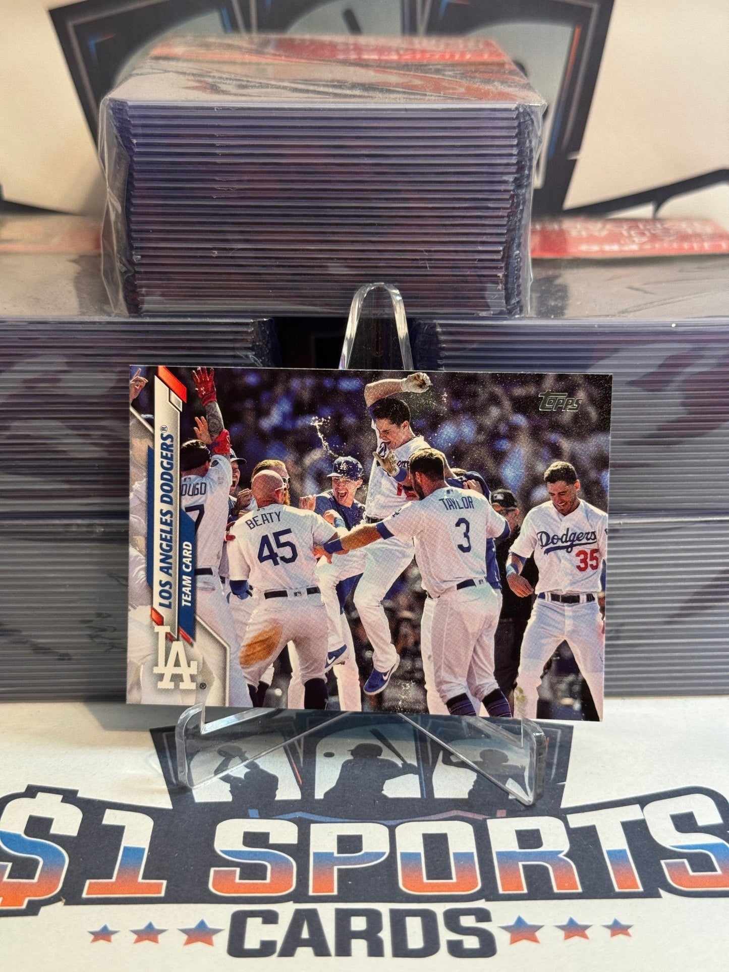 2020 Topps Dodgers Team Card #245