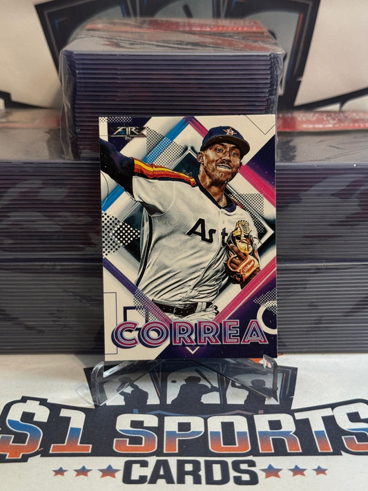 2020 Topps Fire Carlos Correa #32