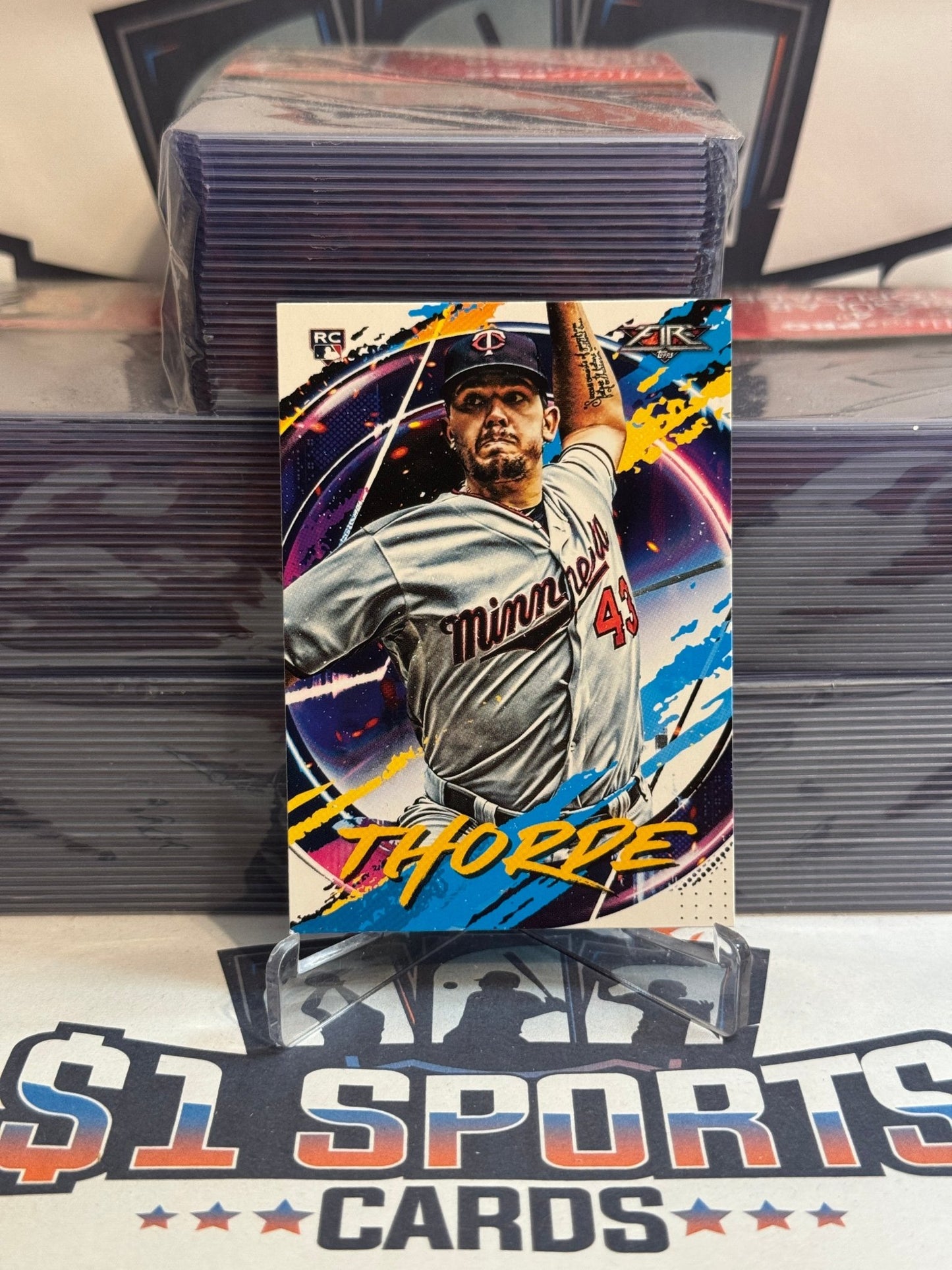 2020 Topps Fire Lewis Thorpe Rookie #117