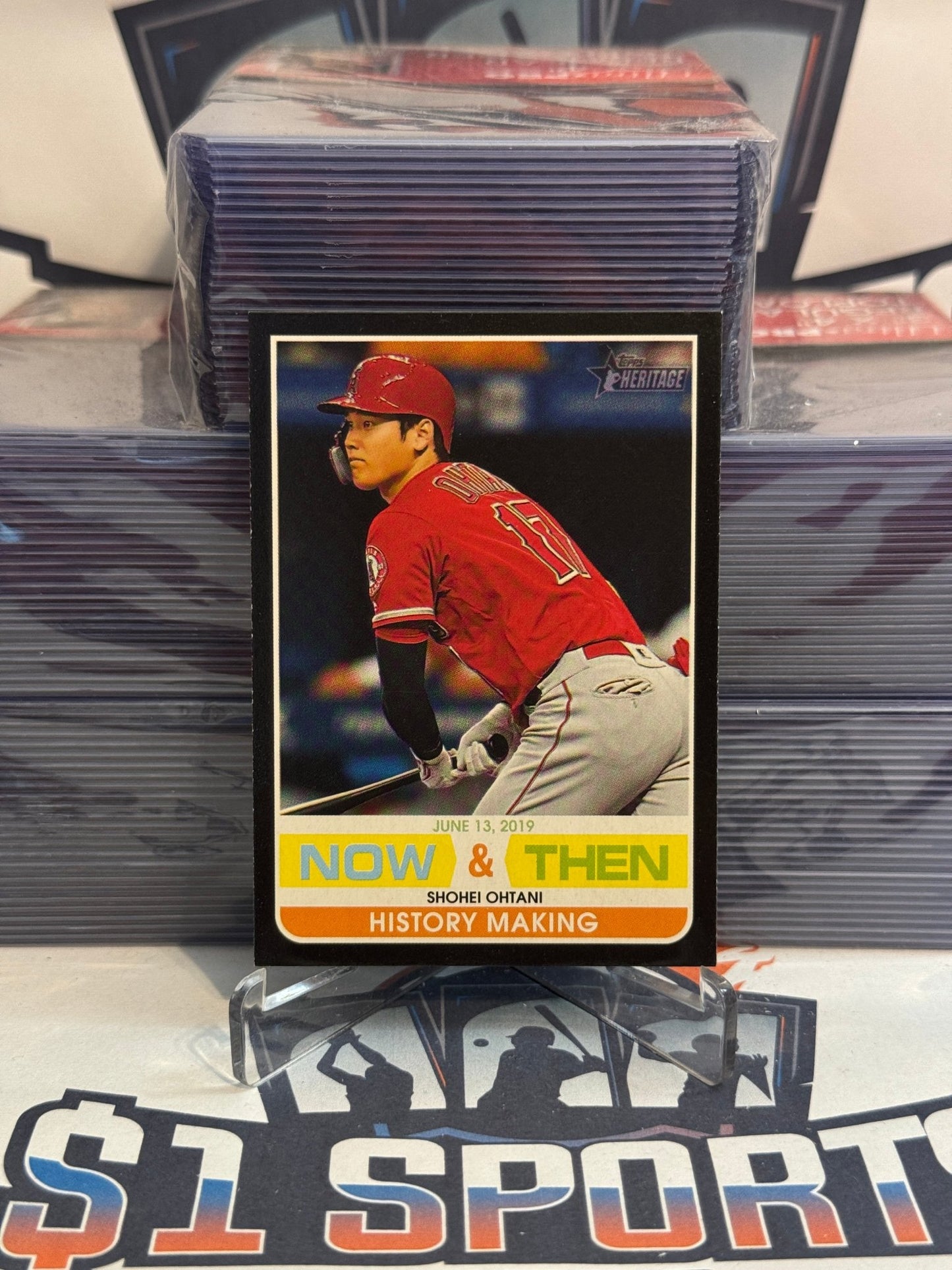 2020 Topps Heritage (Now & Then) Shohei Ohtani #NT - 7