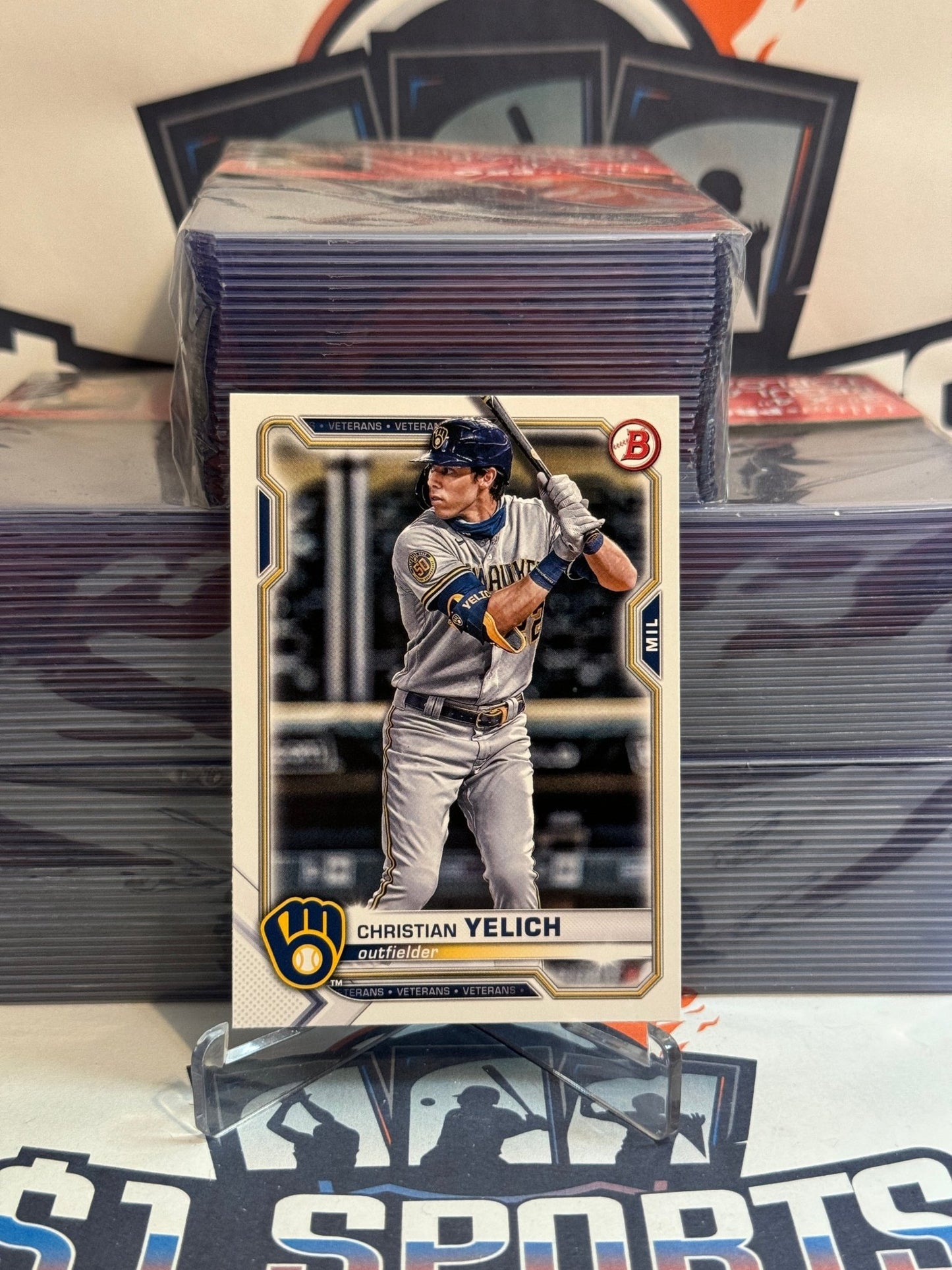 2021 Bowman Christian Yelich #24