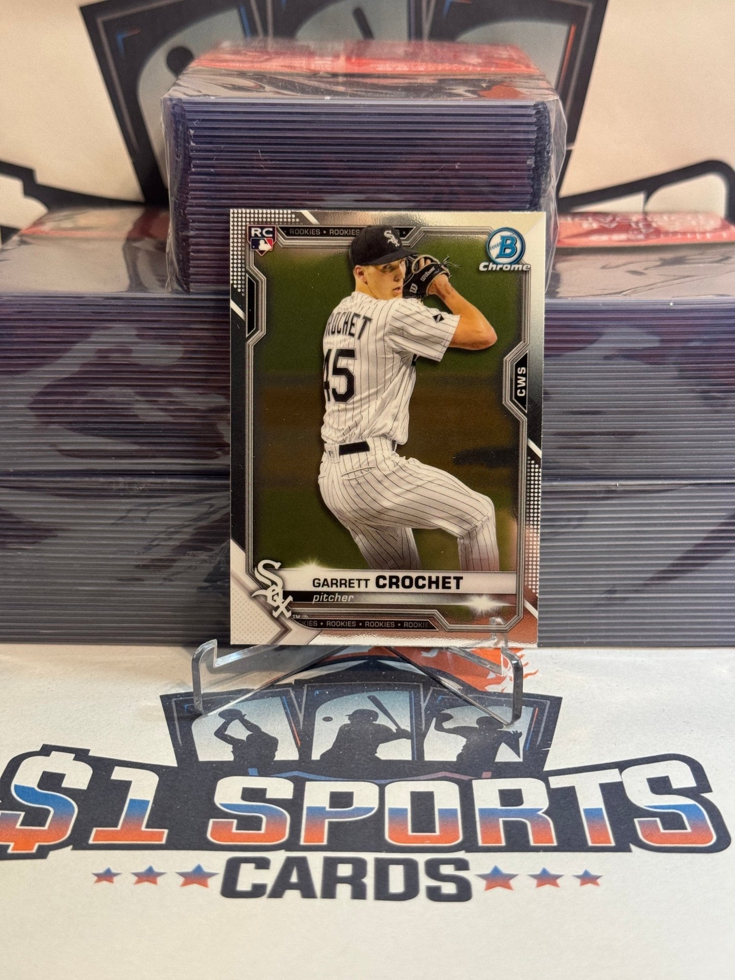 2021 Bowman Chrome Garrett Crochet Rookie #63