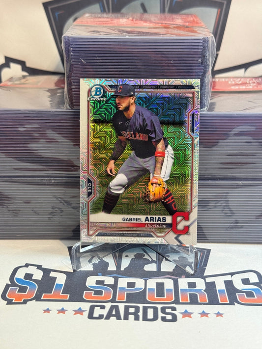 2021 Bowman Chrome Prospects (Mega Refractor) Gabriel Arias #BCP - 172