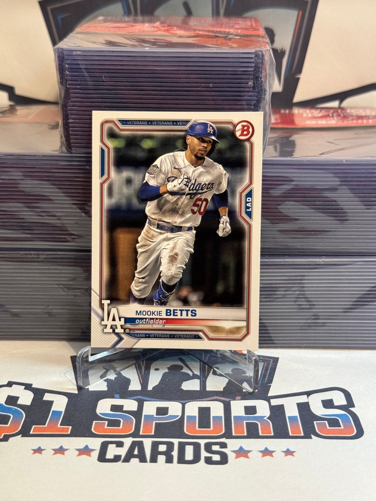 2021 Bowman Mookie Betts #61