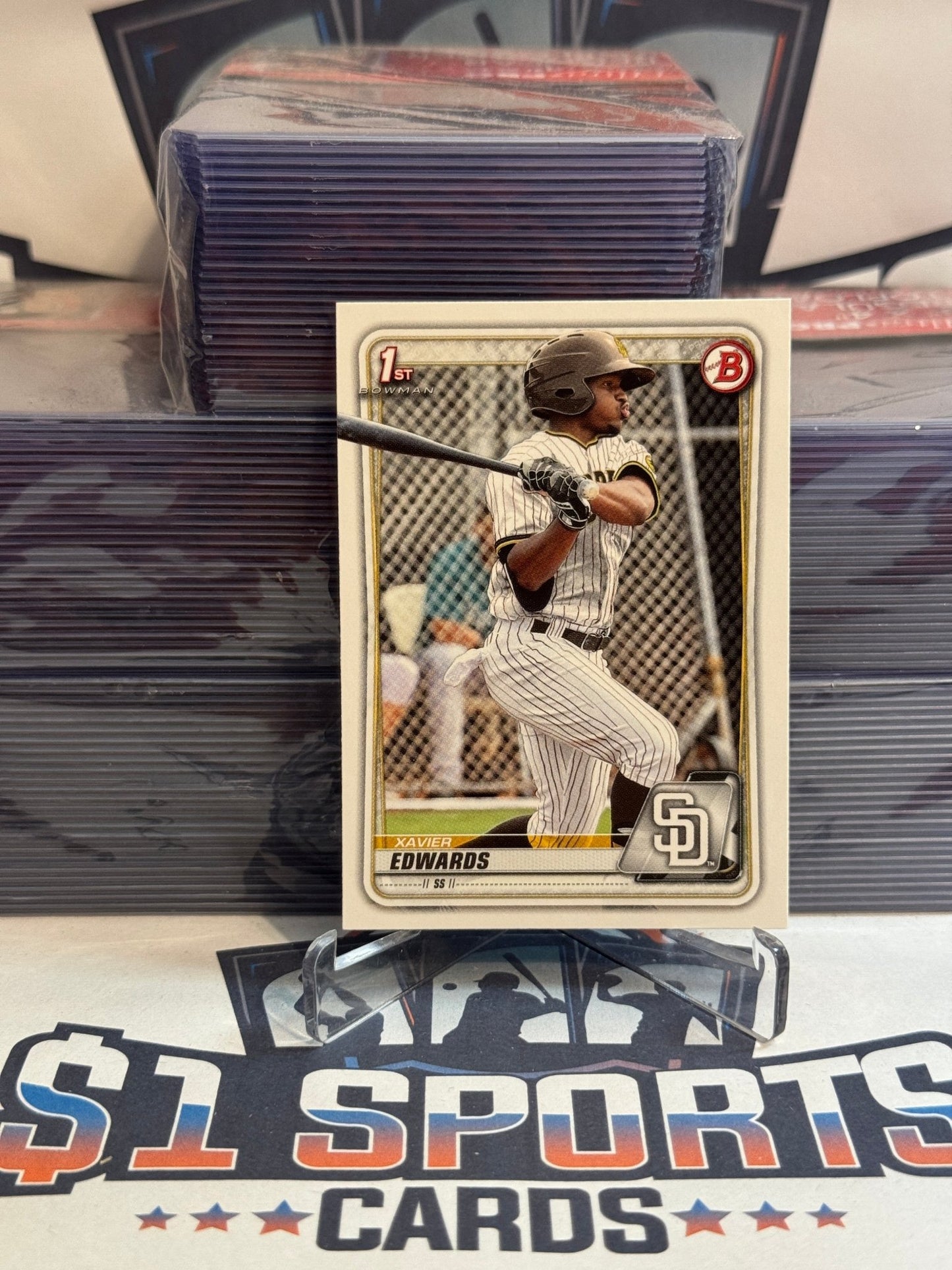2021 Bowman Propsects (1st Bowman) Xavier Edwards #BP - 10