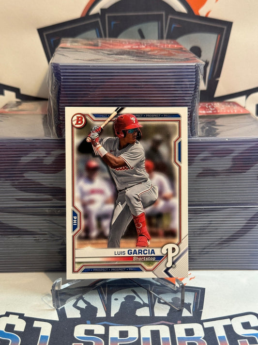 2021 Bowman Prospects Luis Garcia #BP-79