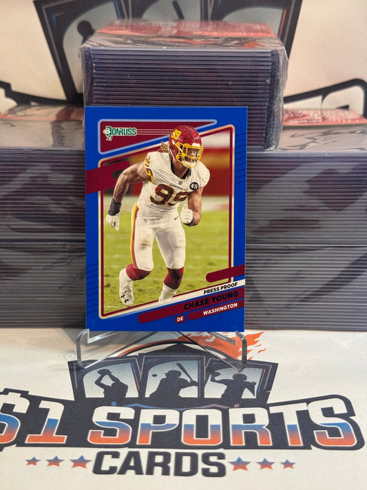 2021 Donruss (Blue Press Proof) Chase Young #9