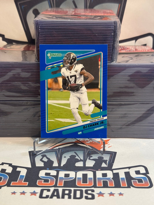 2021 Donruss (Blue Press Proof) DJ Chark Jr. #133