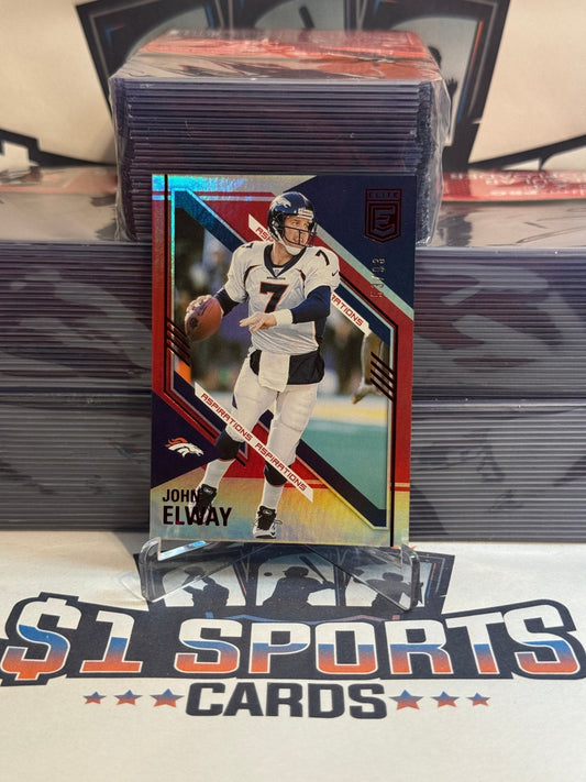 2021 Donruss Elite (Red 53/99) John Elway #66