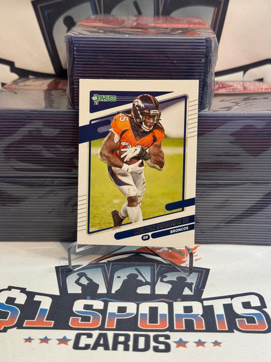 2021 Donruss Melvin Gordon III #184
