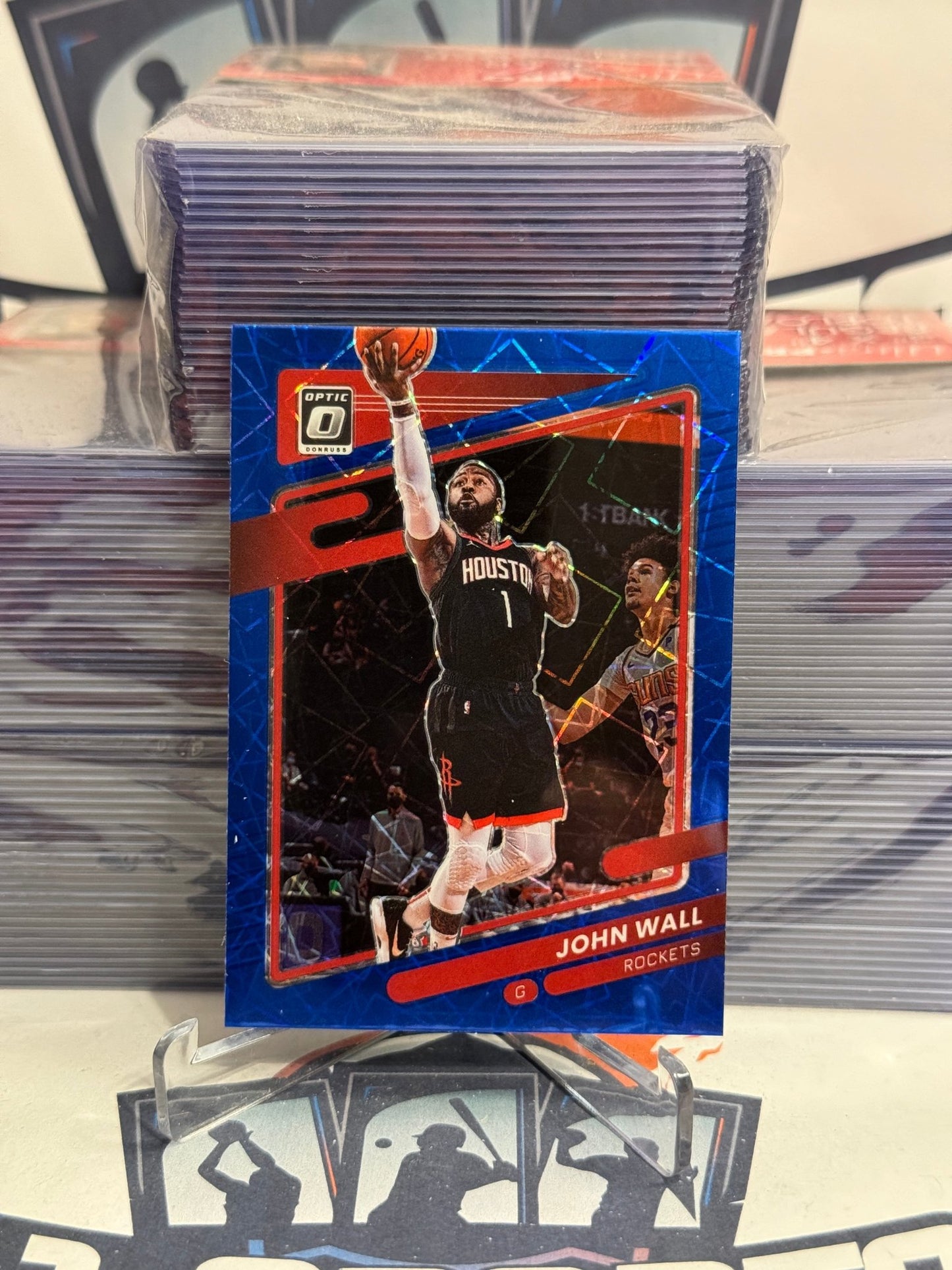 2021 Donruss Optic (Blue Velocity Prizm) John Wall #117