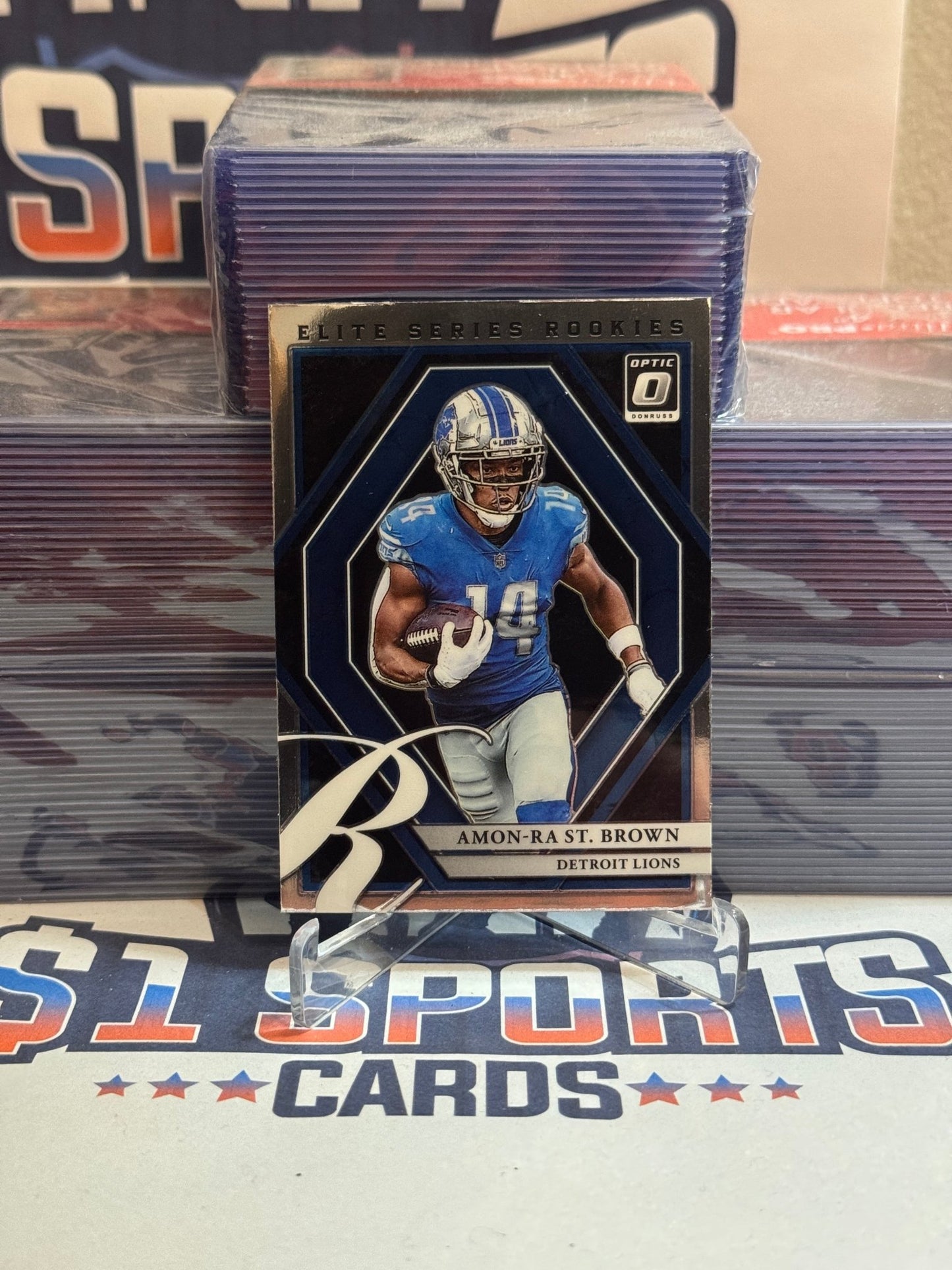 2021 Donruss Optic (Elite Series Rookies) Amon - Ra St. Brown #ESR - 17