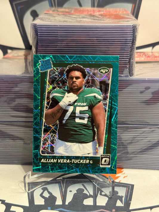 2021 Donruss Optic (Green Velocity Prizm, Rated Rookie) Alijah Vera-Tucker #264