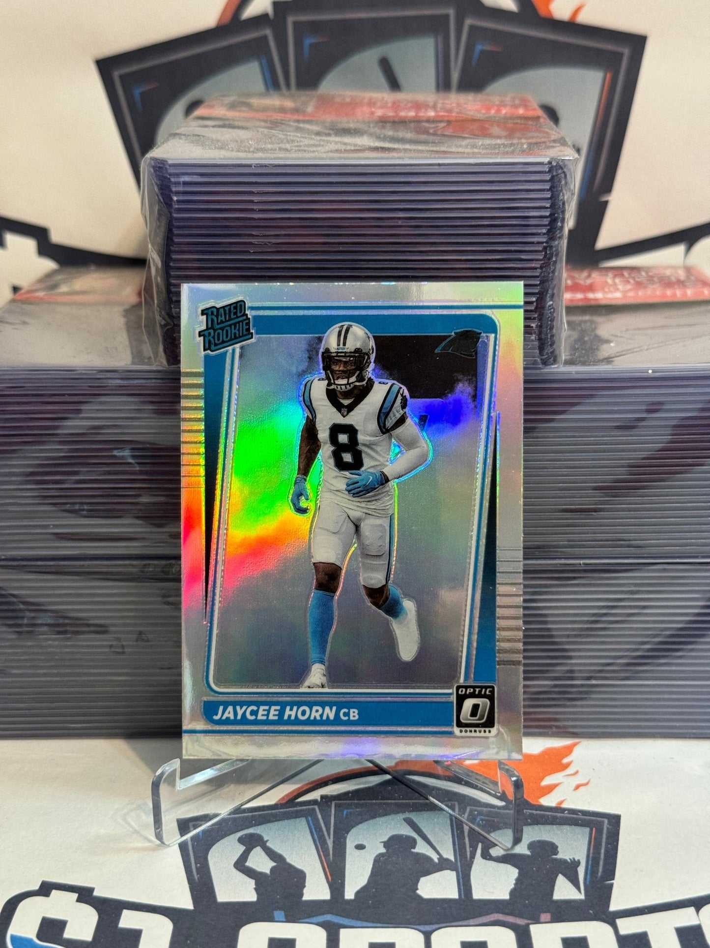 2021 Donruss Optic (Holo Prizm, Rated Rookie) Jaycee Horn #243