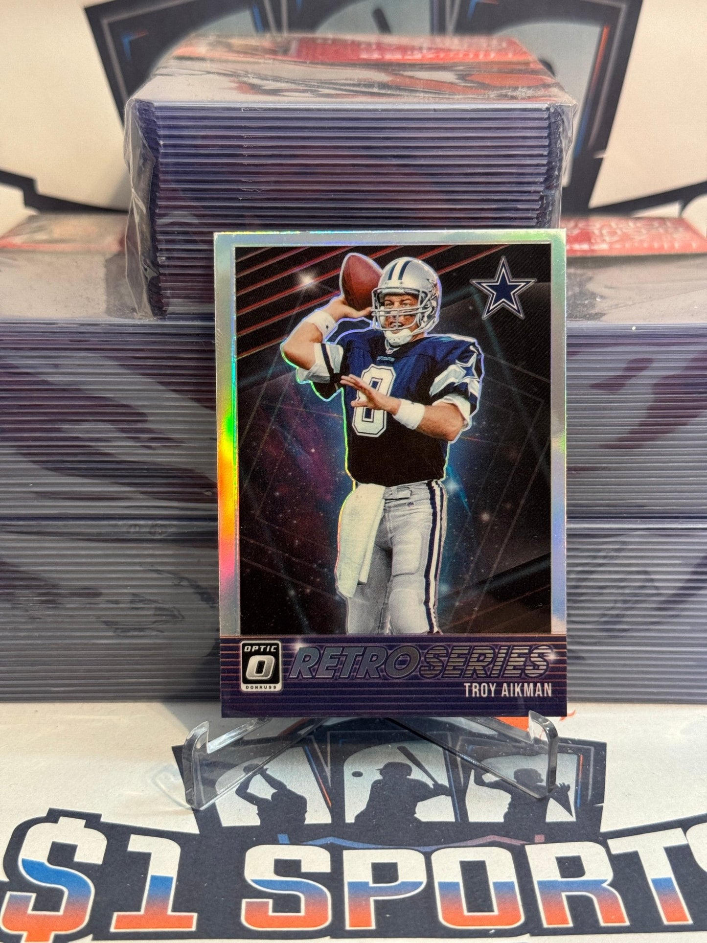 2021 Donruss Optic (Holo Prizm, Retro Series) Troy Aikman #RS - TA