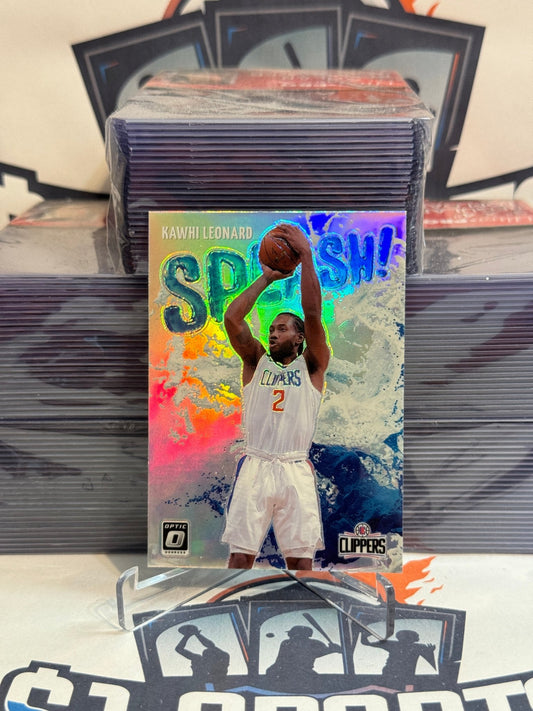 2021 Donruss Optic (Holo Prizm, Splash!) Kawhi Leonard #15