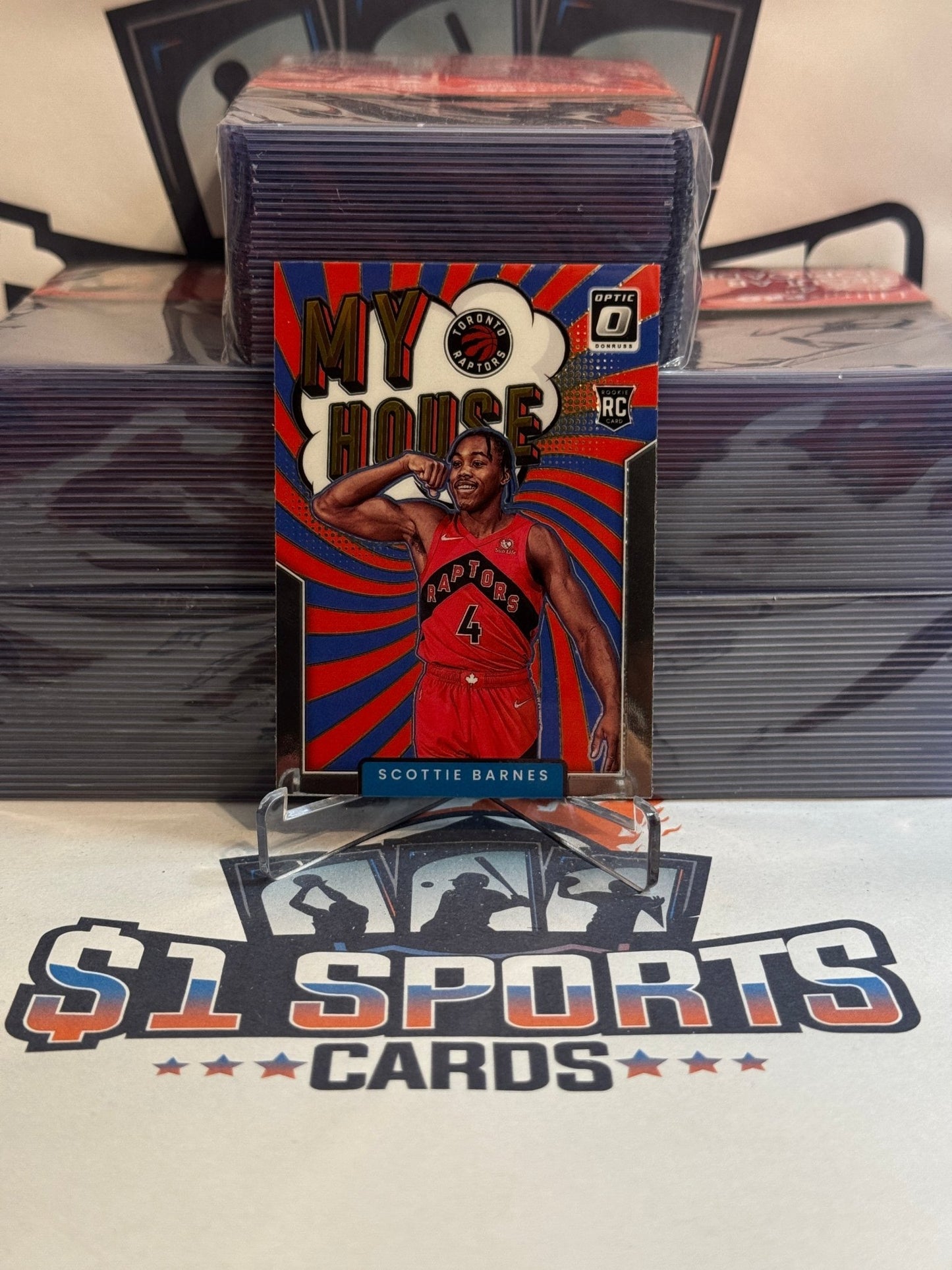 2021 Donruss Optic (My House) Scottie Barnes Rookie #19