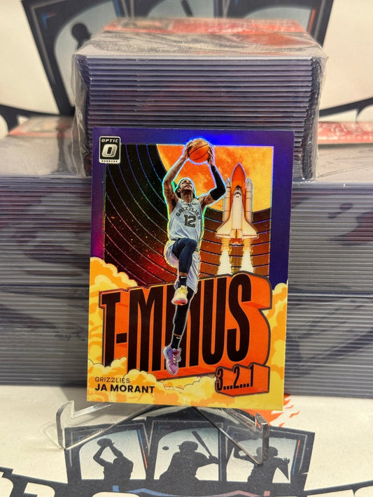 2021 Donruss Optic (Purple Prizm, T-Minus 3, 2, 1) Ja Morant #10