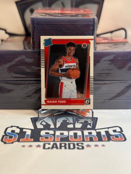 2021 Donruss Optic (Rated Rookie) Isaiah Todd #187