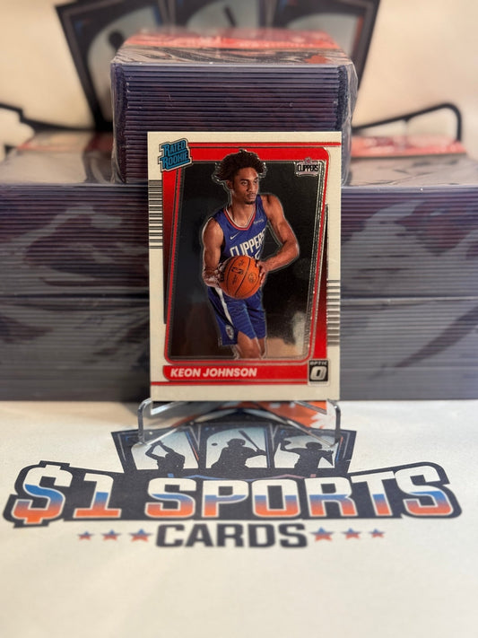 2021 Donruss Optic (Rated Rookie) Keon Johnson #192