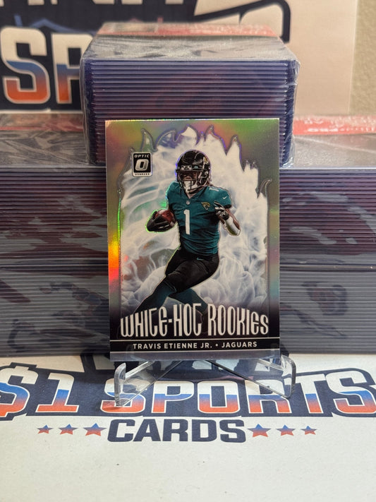 2021 Donruss Optic (Silver Prizm, White - Hot Rookies) Travis Etienne Jr. #WHR - 7