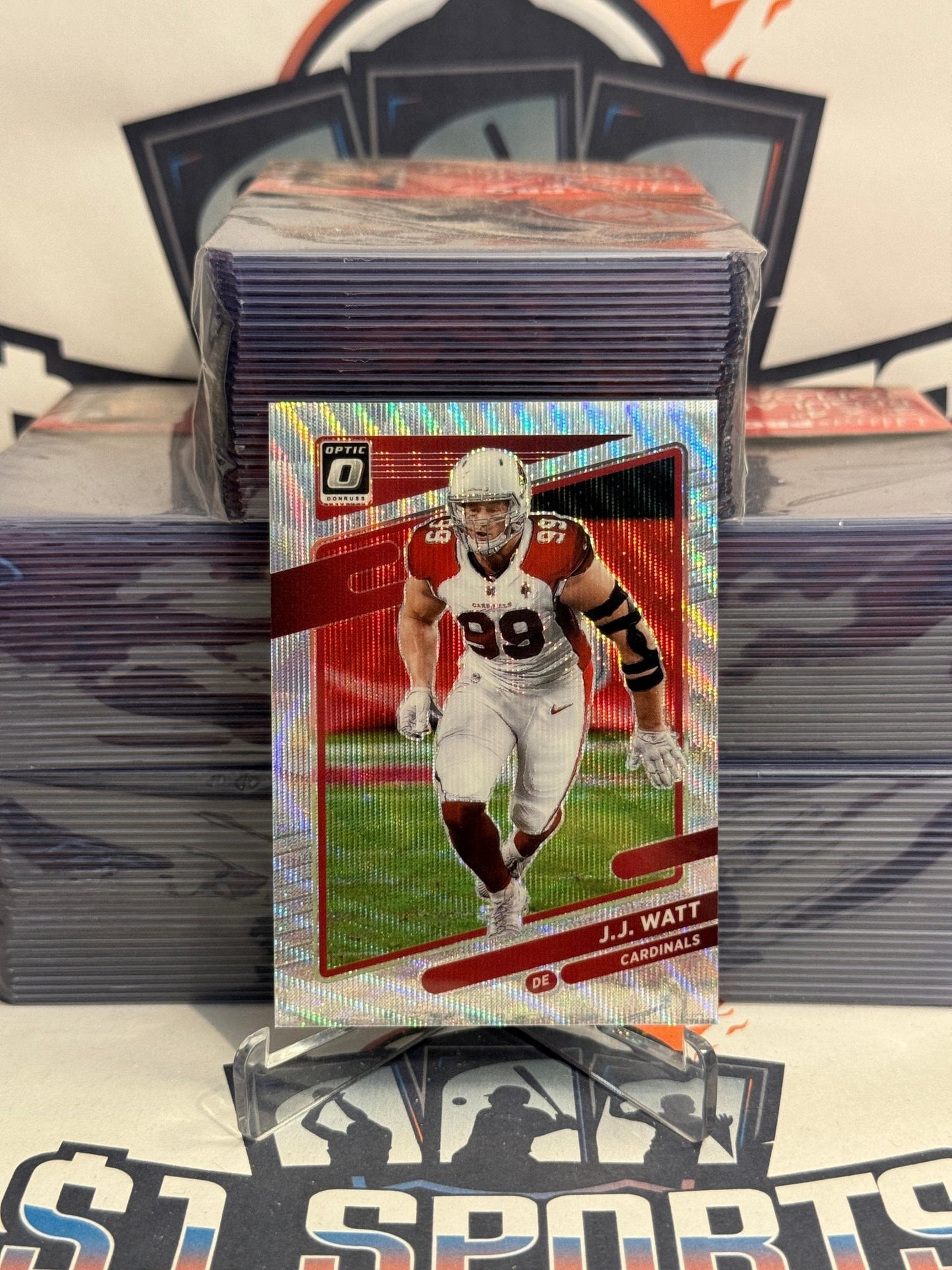 2021 Donruss Optic (Wave Prizm 298/299) J.J. Watt #180