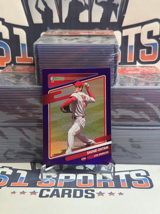 2021 Donruss (Purple Foil) Shohei Ohtani #199
