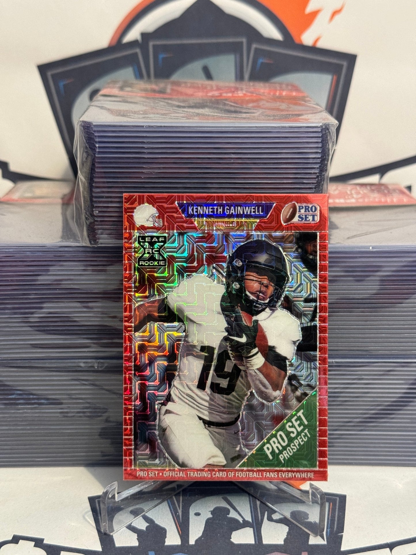 2021 Leaf Pro Set Metal (Red Mojo 6/35) Kenneth Gainwell Rookie #52