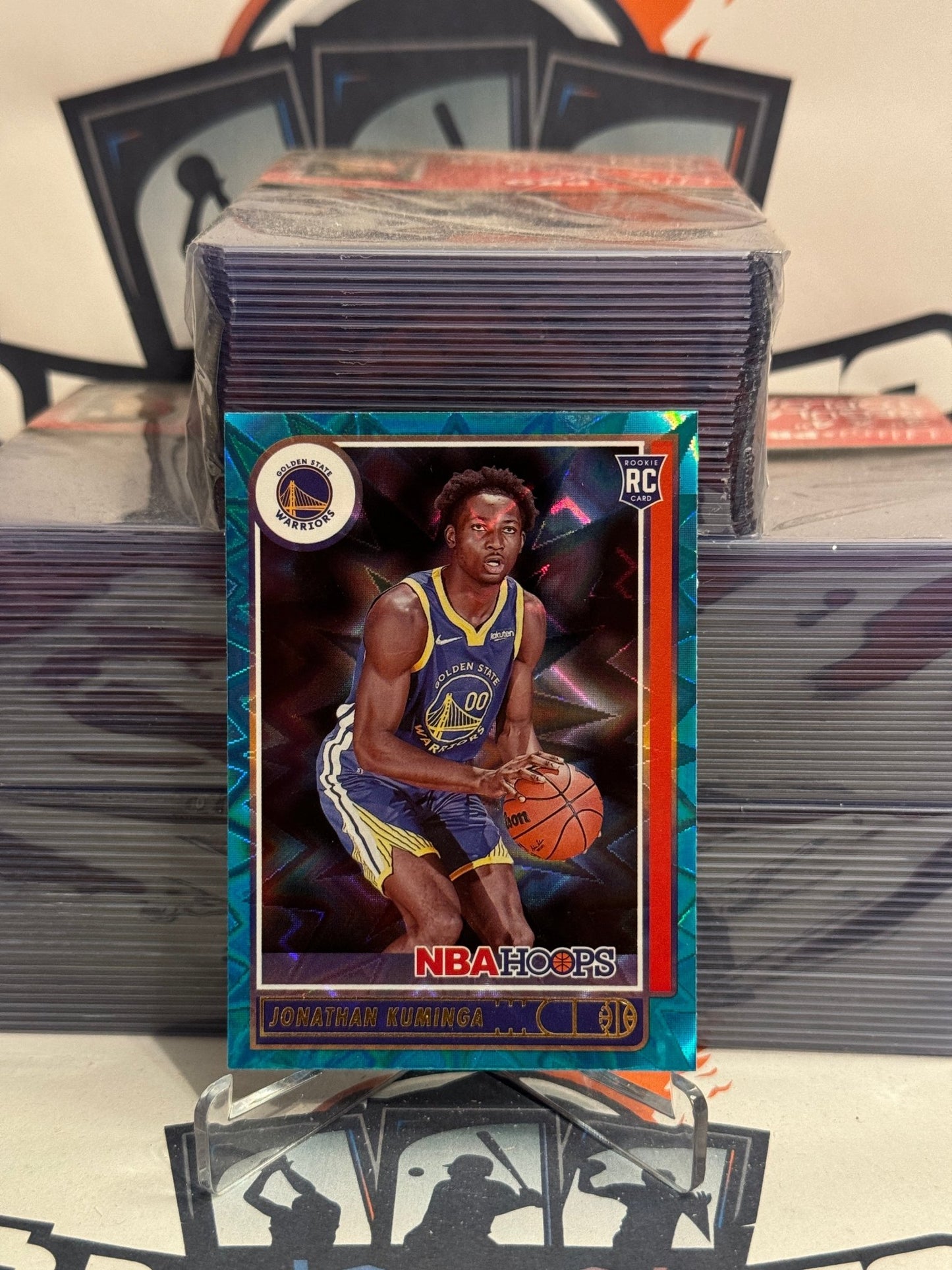 2021 NBA Hoops (Teal Explosion) Jonathan Kuminga Rookie #219