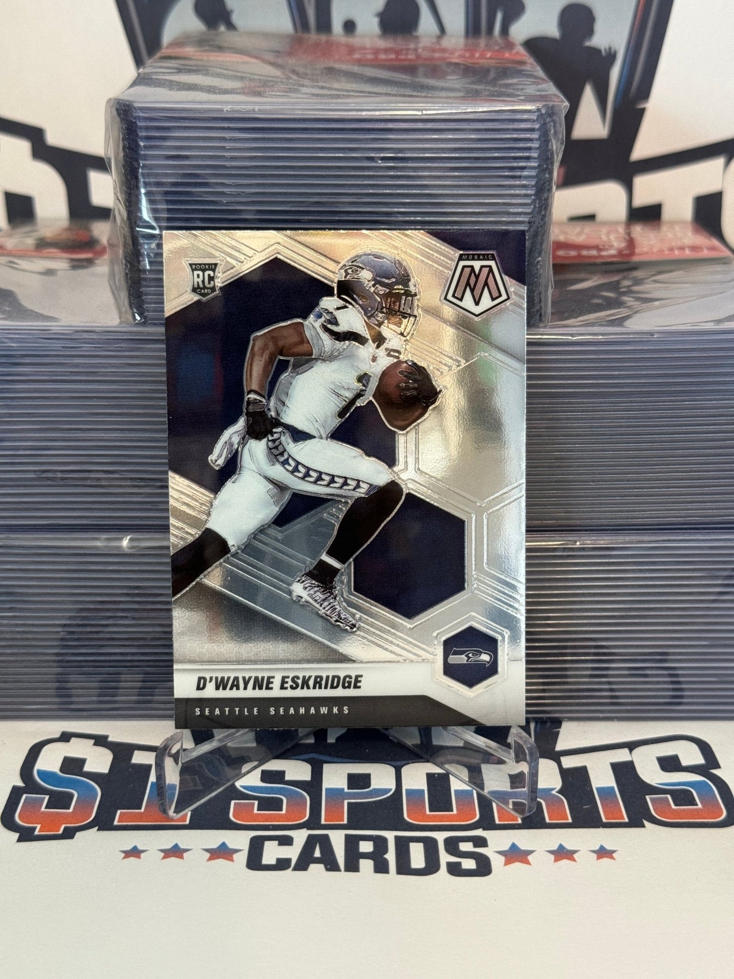 2021 Panini Mosaic D'Wayne Eskridge Rookie #319