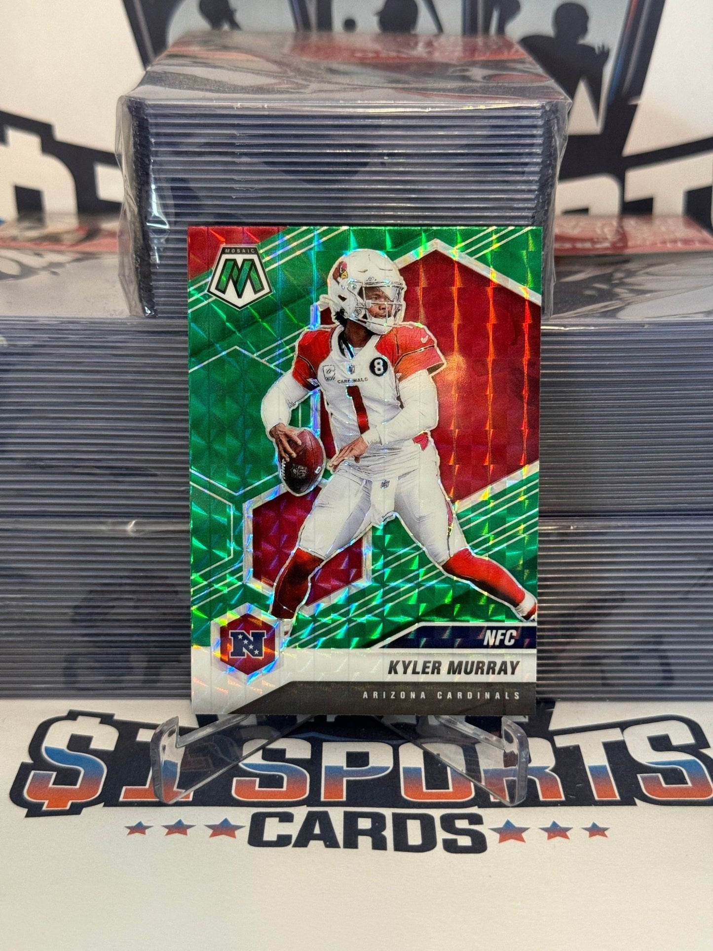 2021 Panini Mosaic (Green Prizm, NFC) Kyler Murray #204