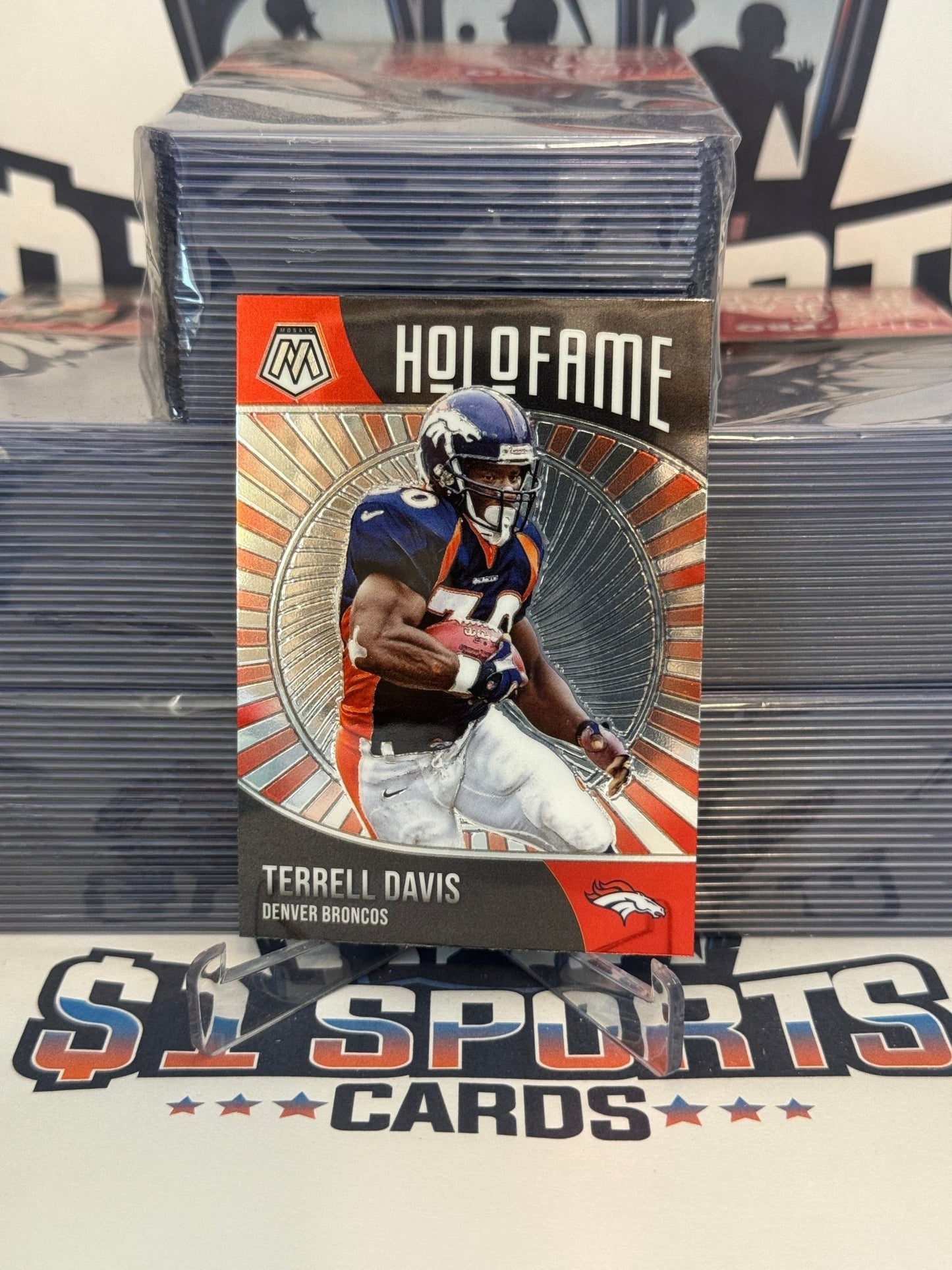 2021 Panini Mosaic (HoloFame) Terrell Davis #8